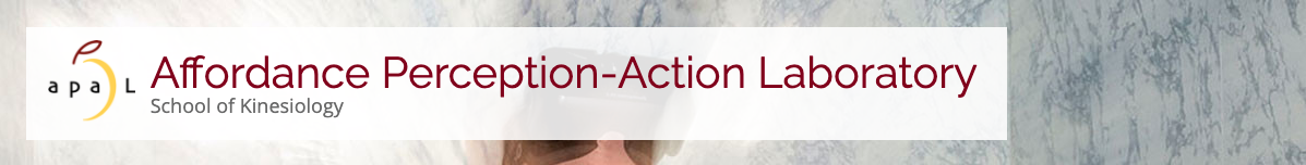 Image of the Affordance Perception-Action Laboratory logo and text